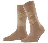 Burlington Womens Marylebone Lurex Socks - Camel Brown