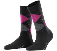 Burlington Women's Marylebone W So Wool Patterned 1 Pair Socks, Black 3001, 3.5-7