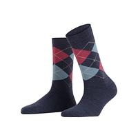 Burlington Women's Marylebone Socks Breathable Climate-Regulating Odour-Neutralising Wool Argyle Pattern Flat Seam For Pressure-Free Toes Warm For Everyday Wear Business Looks 1 Pair