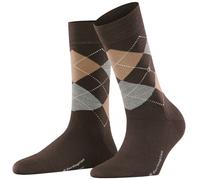 Burlington Women's Marylebone W So Wool Patterned 1 Pair Socks, Brown Dark 5235, 3.5-7