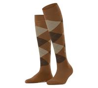 Burlington Women's Marylebone W Kh Wool Long Patterned 1 Pair Knee-High Socks, Brown Caramel 5582, 3.5-7