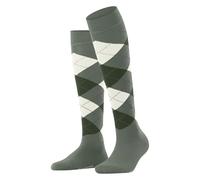 Burlington Women's Marylebone W Kh Wool Long Patterned 1 Pair Knee-High Socks, Green Sage 7068, 3.5-7