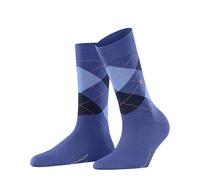 Burlington Women's Marylebone W So Wool Patterned 1 Pair Socks, Blue River 6551, 3.5-7