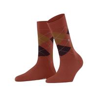 Burlington Women's Marylebone W So Wool Patterned 1 Pair Socks, Yellow Sunset 8038, 3.5-7