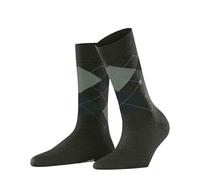 Burlington Women's Melange Marylebone W So Wool Patterned 1 Pair Socks, Green Melange 7184, 3.5-7