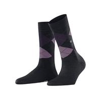 Burlington Women's Melange Marylebone W So Wool Patterned Socks 1 Pair, Blue Cobalt 6273, 3.5-7