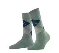 Burlington Women's Melange Marylebone W So Wool Patterned Socks 1 Pair, Pigeon Blue 6330, 3.5-7