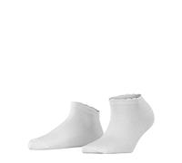 Burlington Women's Montrose W Sn Cotton Low-Cut Patterned 1 Pair Trainer Socks, White 2000, 3.5-7