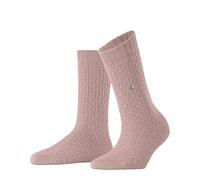 Burlington Women's Orkney W So Cotton Wool Plain 1 Pair Socks, Pink Blossom 8645, 3.5-7