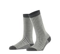 Burlington Women's Pepita Socks Breathable Climate-Regulating Odour-Neutralising Wool Reinforced Pressure-Free Toes Fashionable ONE-SIZE-FITS-ALL Gift Idea 1 Pair