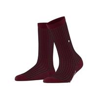 Burlington Women's Pepita W So Wool Patterned 1 Pair Socks, Red Cranberry 8033, 3.5-7