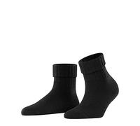 Burlington Women's Plymouth W So Wool Plain 1 Pair Socks, Black 3000, 3.5-7