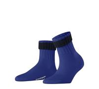 Burlington Women's Plymouth W So Wool Plain 1 Pair Socks, Blue Ocean-Fuchsia 6552, 3.5-7