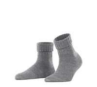 Burlington Women's Plymouth W So Wool Plain 1 Pair Socks, Grey Dark 3070, 3.5-7