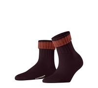 Burlington Women's Plymouth W So Wool Plain 1 Pair Socks, Red Wine 8010, 3.5-7