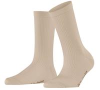 Burlington Womens Princess Street Socks - Cream Beige