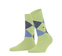 Burlington Women's Queen W So Cotton Patterned 1 Pair Socks, Green Lemon 7498, 3.5-7