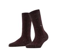 Burlington Women's Rainy Boot Socks Breathable Climate-Regulating Odour-Neutralising Wool Silk Mid-Calf Length Patterned 1 Pair