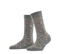 Burlington Women's Reindeer Socks Breathable Cotton Mid-Calf Length Patterned 1 Pair