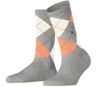 Burlington Womens Rib Courtside Socks - Heather Grey