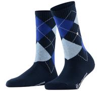 Women's Tennis Socks Courtside Ribbed Cotton Argyle Patterned 1 Pair- Burlington