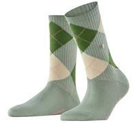 Burlington Women's Fleet Street W So Cotton Plain 1 Pair Socks, Green Sage 7068 Rib Courtside 3.5-7