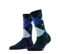 Burlington Women's Rib Courtside W So Cotton Plain Socks 1 Pair, Blue Marine 6120, 3.5-7