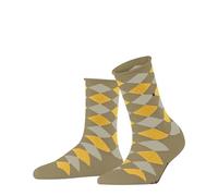 Burlington Women's Sandy W Sso Cotton Patterned 1 Pair Socks, Beige Sesame 4410, 3.5-7
