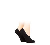 Burlington Womens Shoe Liners - Everyday Anti-Slip Heel Invisible Socks - 2 Pack