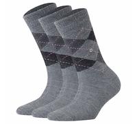 Burlington Women's Socks WHITBY 3 Pack - Ankle Sock, Diamond Pattern, Onesize