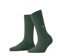 Burlington Women's Structured Dot W So Cotton Patterned Socks 1 Pair, Green Eucalyptus 7502, 3.5-7