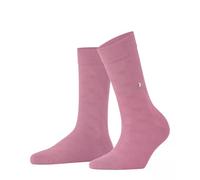 Burlington Women's Structured Dot W So Cotton Patterned Socks 1 Pair, Pink English Rose 8731, 3.5-7