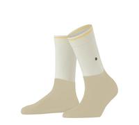 Burlington Women's Sunrise W So Cotton Patterned 1 Pair Socks, Beige Cream 4011, 3.5-7