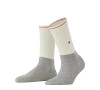 Burlington Women's Sunrise W So Cotton Patterned 1 Pair Socks, Grey Light Heather 3223, 3.5-7