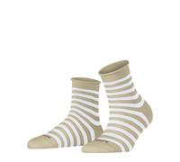 Burlington Women's Swansea W Sso Cotton Patterned 1 Pair Socks, Beige Cream 4011, 3.5-7