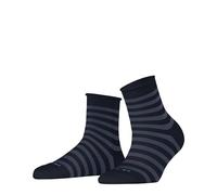 Burlington Women's Swansea W Sso Cotton Patterned 1 Pair Socks, Blue Marine 6120, 3.5-7