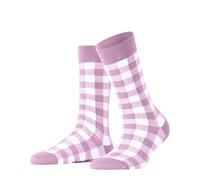 Burlington Women's Vichy Socks Breathable Cotton Soft On Skin Hard-Wearing Reinforced Check Pattern ONE-SIZE-FITS-ALL Gift Idea 1 Pair