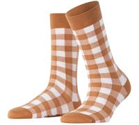 Burlington Womens Vichy Socks - Brown Sugar Beige
