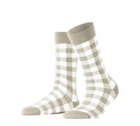 Burlington Women's Vichy W So Cotton Patterned 1 Pair Socks, Beige Gravel 4840 3.5-7