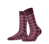 Burlington Women's Vichy W So Cotton Patterned 1 Pair Socks, Red Burgundy 8326, 3.5-7