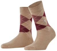 Burlington Womens Whitby Socks - Walnut Beige