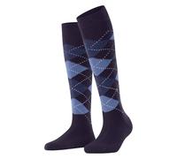 Burlington Women's Whitby W Kh Warm Soft Long Patterned 1 Pair Knee-High Socks, Red Wineberry 8761, 3.5-7