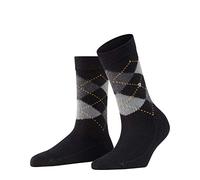 Burlington Women's Whitby W So Warm Soft Patterned 1 Pair Socks, Black 3000 3.5-7