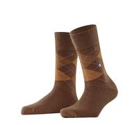 Burlington Women's Whitby W So Warm Soft Patterned 1 Pair Socks, Brown Chocolate 5043 3.5-7