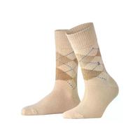 Burlington Women's Whitby W So Warm Soft Patterned Socks 1 Pair, Beige Country Melange 4383, 3.5-7