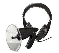 BURLOE Richtmikrophone Parabolic Microphone, Monocular 8-Fold Distant Listen To Telescope Long-Haul Long Distance From Birds Bush Walking Hunt Camping Tools,Black