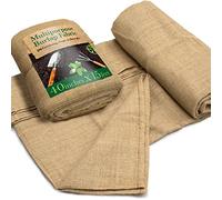 Burloptuous 40" x15 Feet Gardening Burlap Roll - Multipurpose Natural Burlap Fabric, High Density Jute Fiber Material for Decorations, Center Pieces for Home, Rustic Party Décor