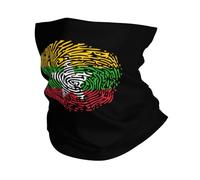 Burma Dna Myanmar Flag Women Men Balaclava Warmer Bandana Windproof Magic Headband For Outdoor Fishing Volleyball