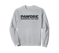 Burmese Cat Dad, Cat Father, Feline Father, The CatFather Sweatshirt