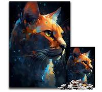 Burmese Cat Magical 1000Piece Jigsaw Puzzles for Adults Jigsaw Puzzles Perfect for Family Fun on Christmas Thanksgiving BirthdaysEaster 1000 PCS(38x26cm)